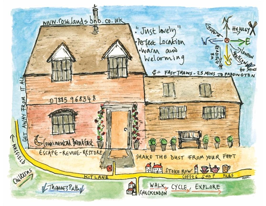 Roselands B&B Henley On Thames Duffield ภายนอก รูปภาพ
